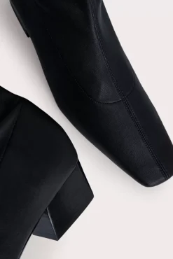 Colette Black Stretch Leather