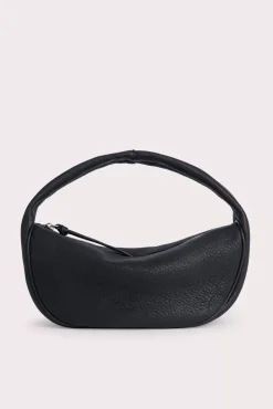 Cush Black Flat Grain Leather