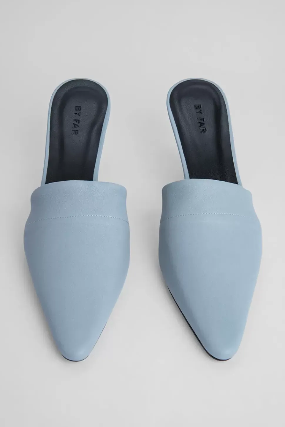 Cynthia Light Blue Stretch Leather