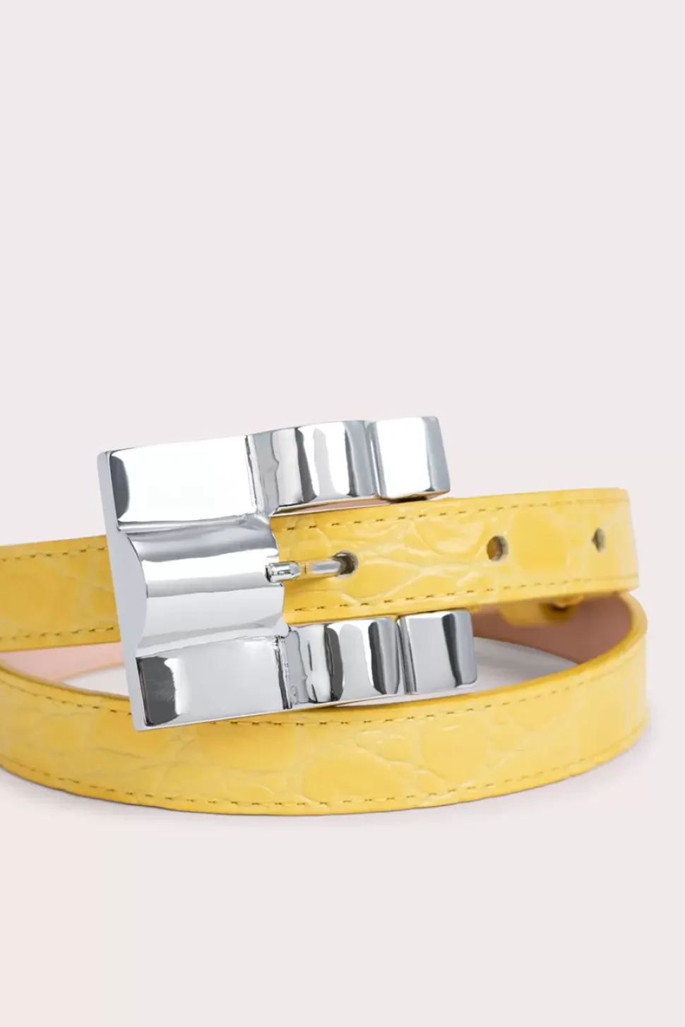Domino Duckling Circular Croco Leather