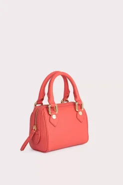 Dora Coral Flat Grain Leather