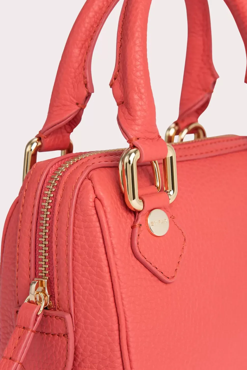Dora Coral Flat Grain Leather