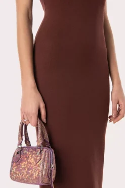 Dora Disco Violet Hologram Leather