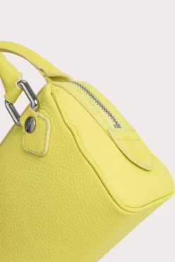 Dora Sulphur Flat Grain Leather