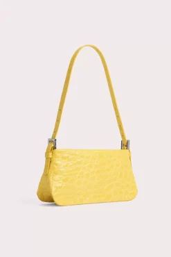 Dulce Duckling Circular Croco Embossed Leather