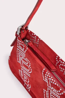 Dulce Pomodoro Suede And Crystals