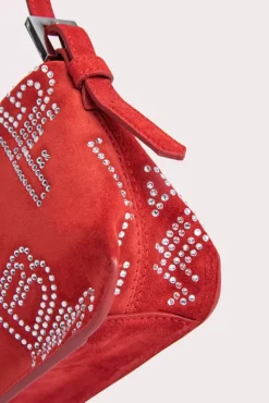 Dulce Pomodoro Suede And Crystals