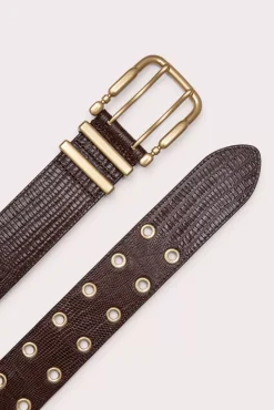 Duo Sequoia Lizard Embossed Leather
