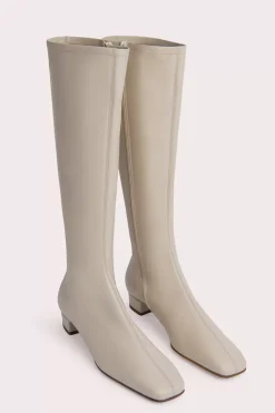 Edie Off White Leather