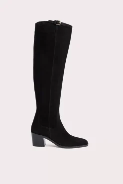 Esteban Black Suede Leather