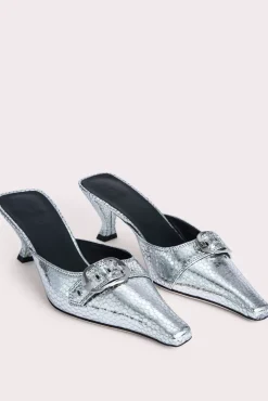 Evelyn Silver Flagstone Leather