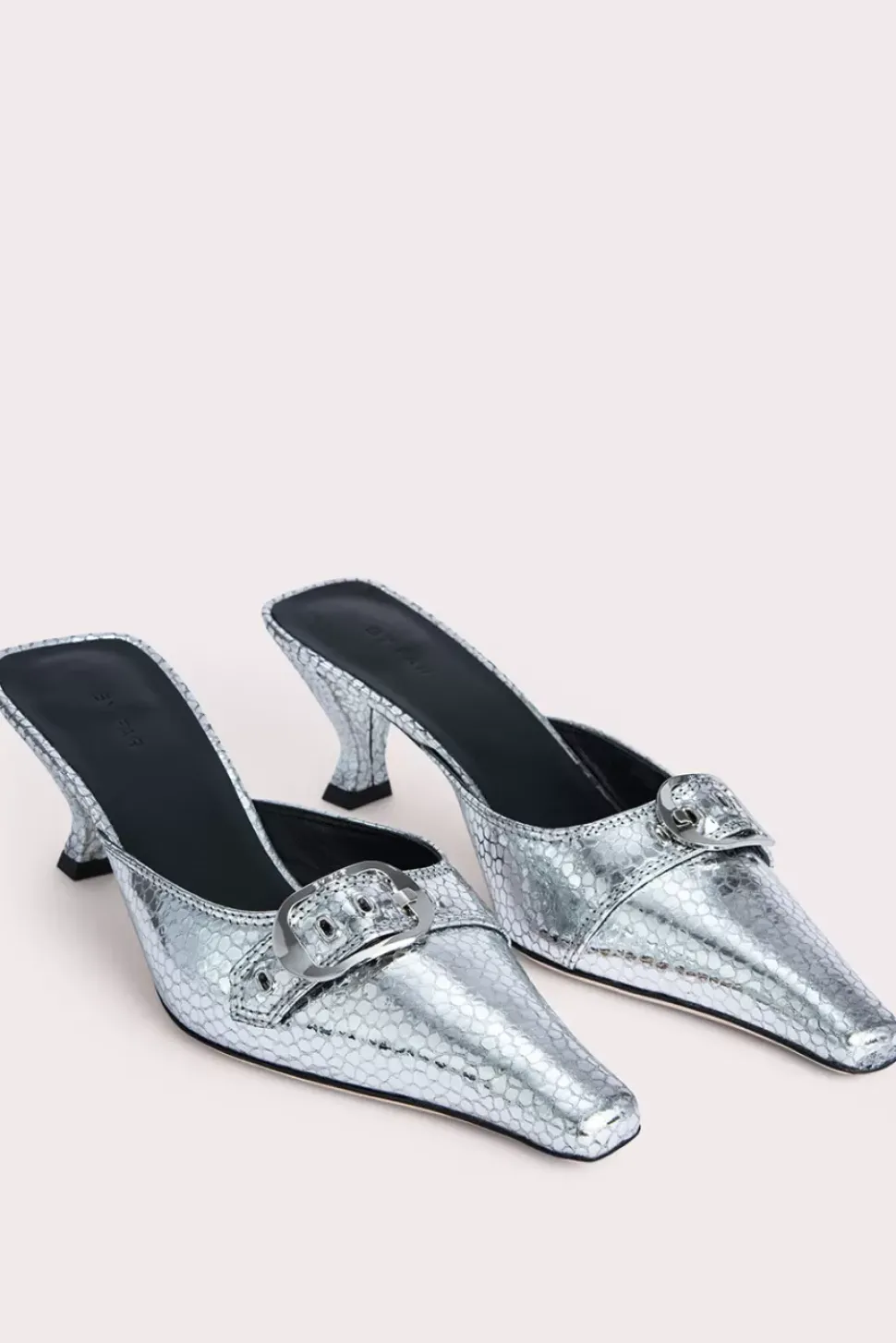 Evelyn Silver Flagstone Leather