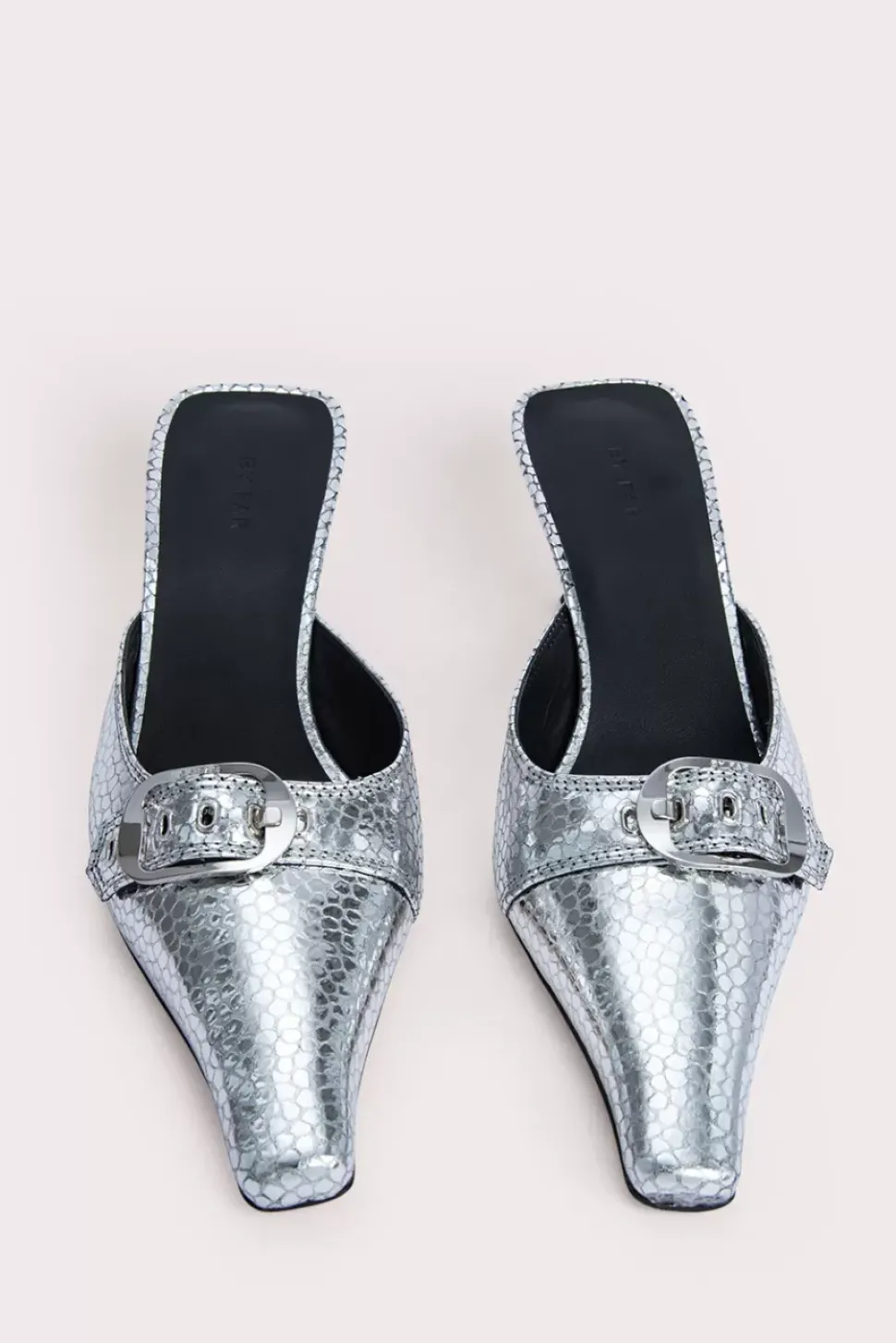 Evelyn Silver Flagstone Leather