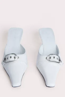 Evelyn White Nappa Leather