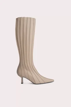 Faye Taupe Nappa Leather