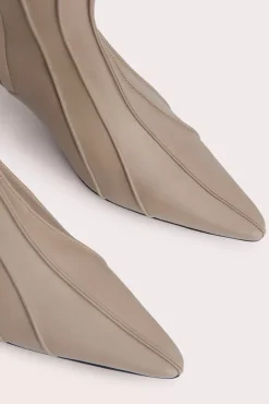 Faye Taupe Nappa Leather