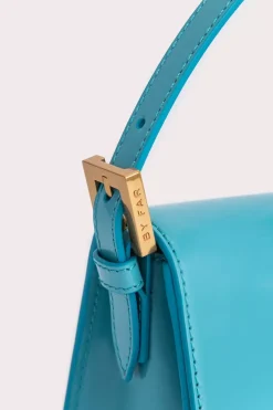 Fran Aquamarine Semi Patent Leather