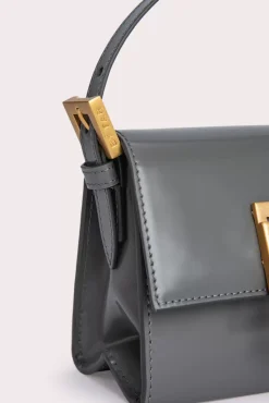 Fran Cement Semi Patent Leather