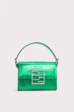 Fran Clover Green Metallic Leather