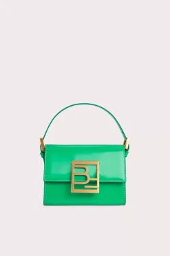 Fran Super Green Semi Patent Leather