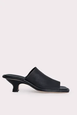 Frankie Black Stretch Leather