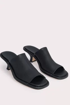 Frankie Black Stretch Leather