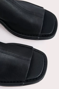 Frankie Black Stretch Leather