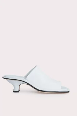 Frankie White Stretch Leather