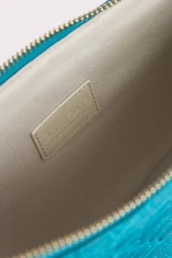 Gib Azur Circular Croco Embossed Leather