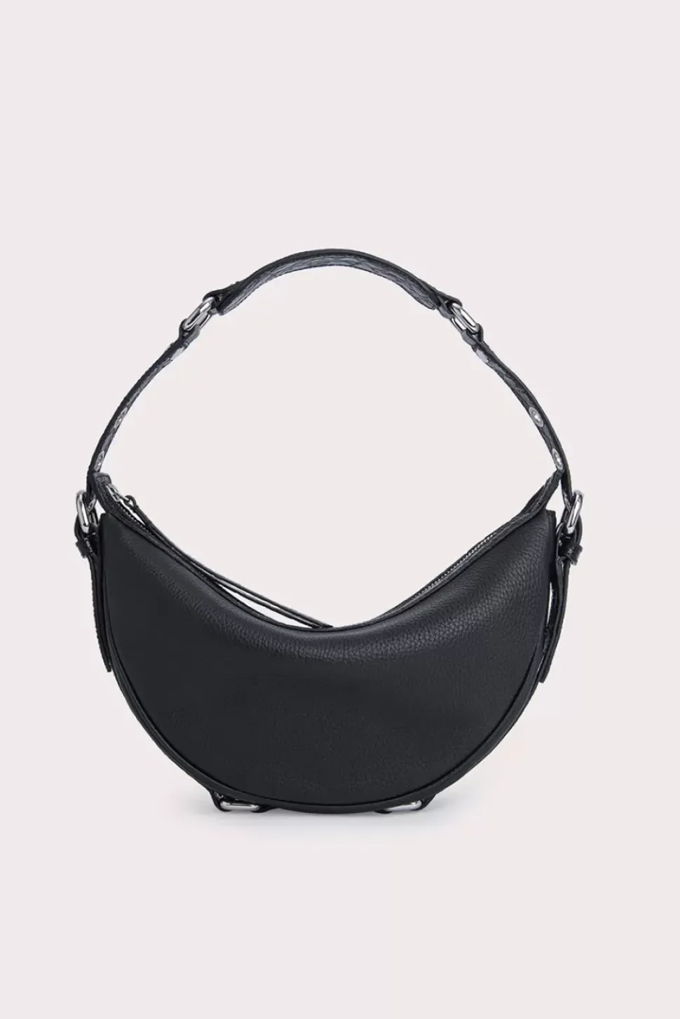 Gib Black Croco And Flat Grain Leather