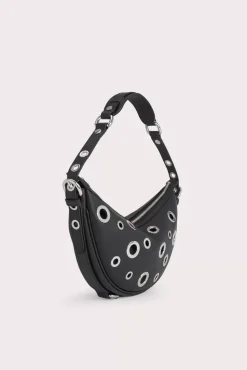 Gib Black Small Grain Calf Leather And Eyelets