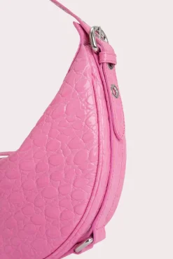 Gib Lipstick Circular Croco Embossed Leather