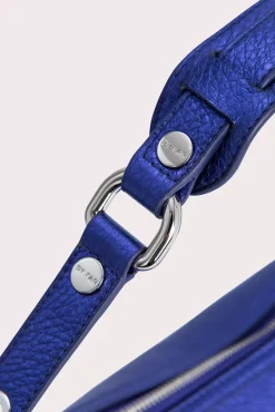 Gib Ultraviolet Metallic Grain Leather
