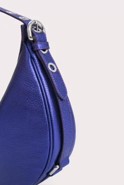 Gib Ultraviolet Metallic Grain Leather