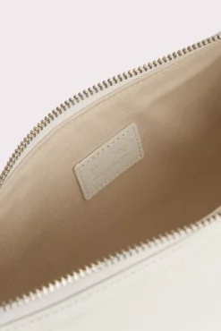 Gib White Small Grain Calf Leather