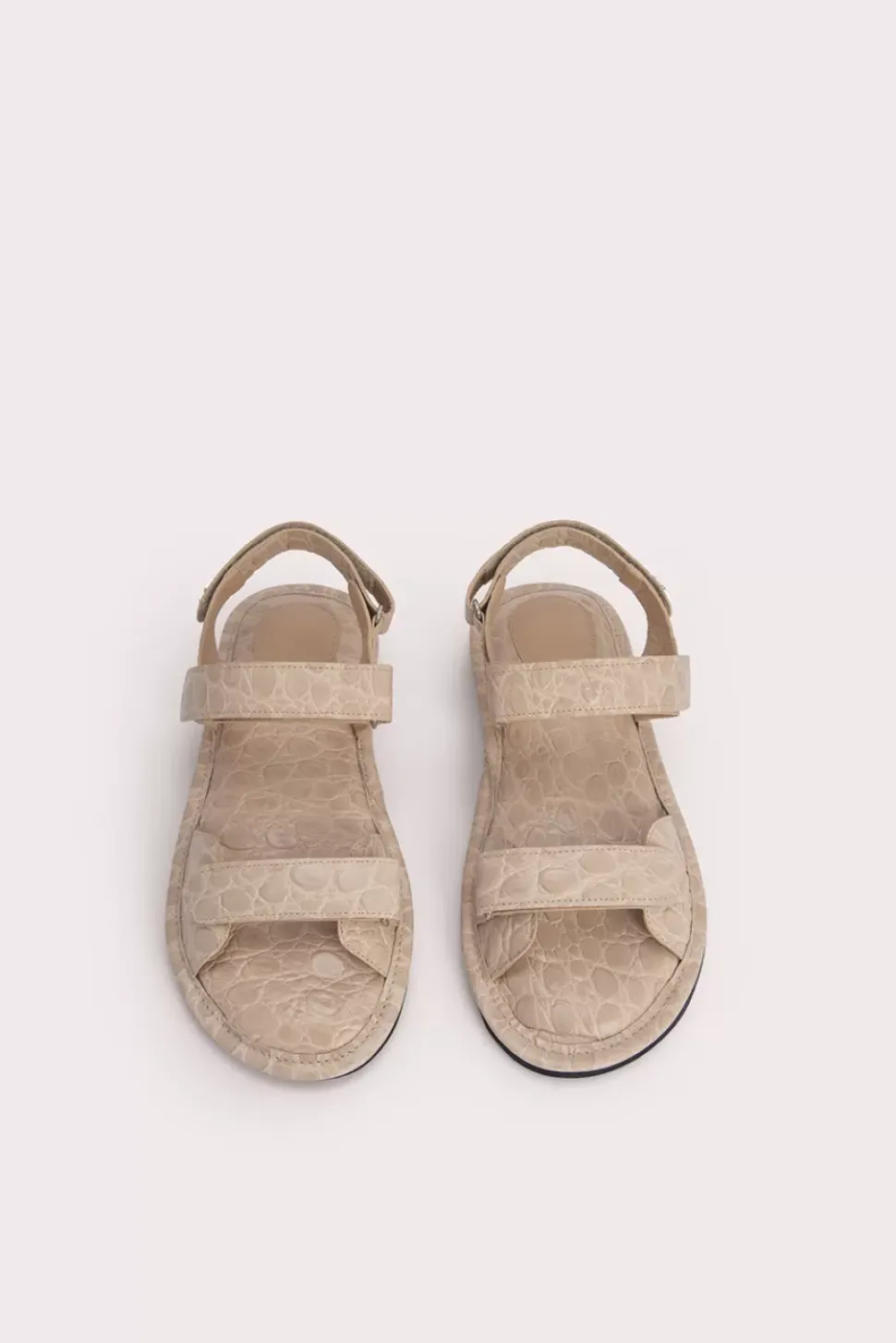 Gideon Kraft Circular Croco Embossed Leather