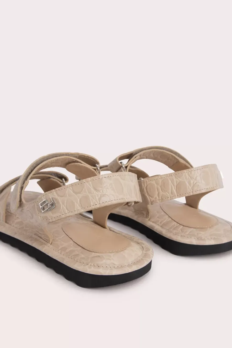Gideon Kraft Circular Croco Embossed Leather