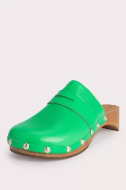 Hans Super Green Gloss Leather