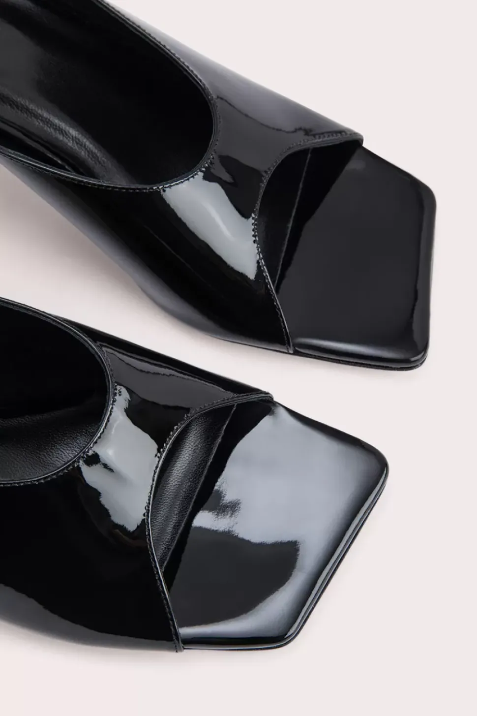 Huston Black Patent Leather