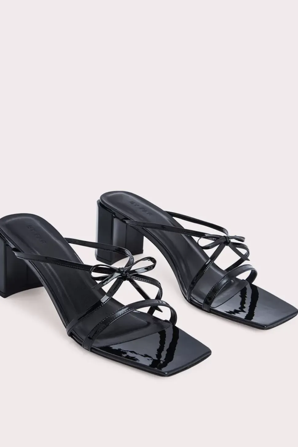 June Black Patent Leather