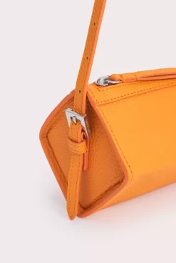Karo Orange Flat Grain Leather
