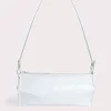 Karo White Embossed Patent Leather