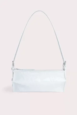 Karo White Embossed Patent Leather