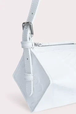 Karo White Embossed Patent Leather