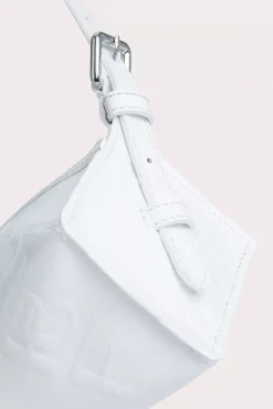 Karo White Embossed Patent Leather