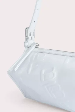 Karo White Embossed Patent Leather