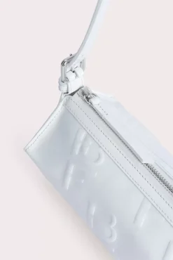 Karo White Embossed Patent Leather