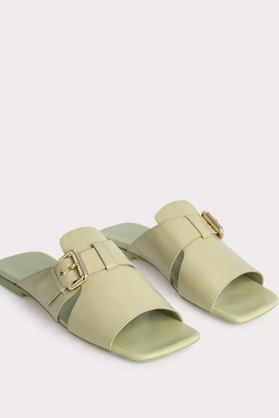 Lago Olive Gloss Leather