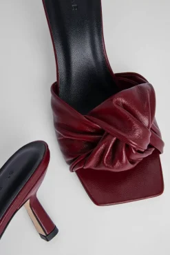 Lana Bordeaux Creased Leather