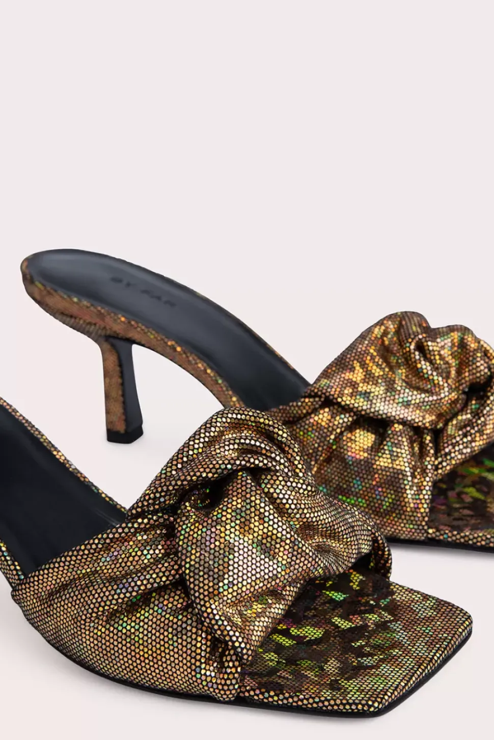 Lana Disco Bronze Hologram Leather